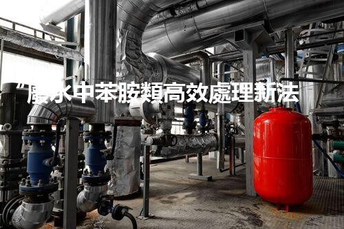 “廢水中苯胺類高效處理新法，環(huán)保先鋒引領(lǐng)綠色以后”